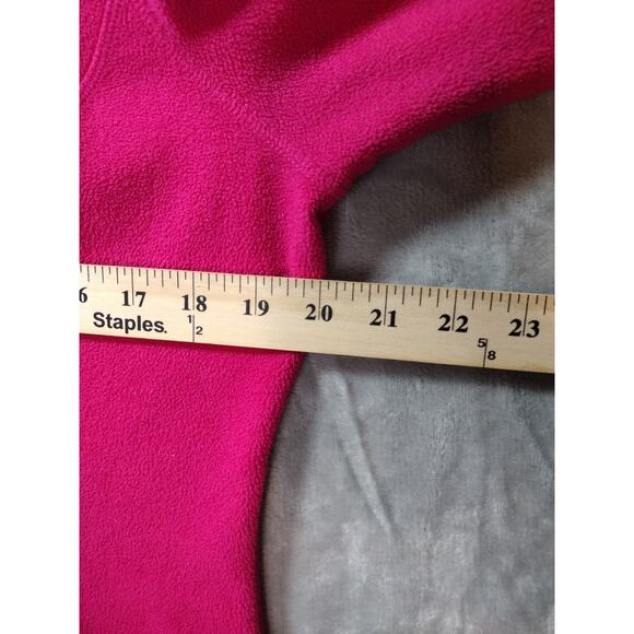 Vintage Y2K Old Navy Sweatshirt Womens Large Pink Full Zip Hoodie Barbiecore - Picture 10 of 11